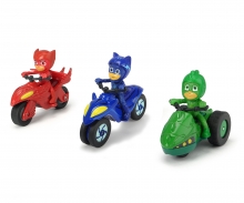 DICKIE Toys SET 3 MOTOS PJ MASKS