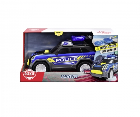 DICKIE Toys POLICÍA SUV 30 CM LUZ Y SONIDO