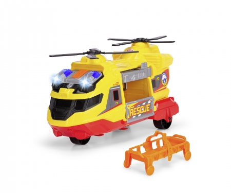 DICKIE Toys CITY HEROES - RESCUE HELICOPTER 30 CM LUZ Y SONIDO