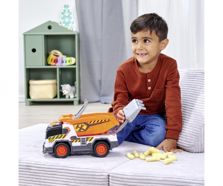 DICKIE Toys CAMIÓN OBRAS 30 CM LUZ Y SONIDO