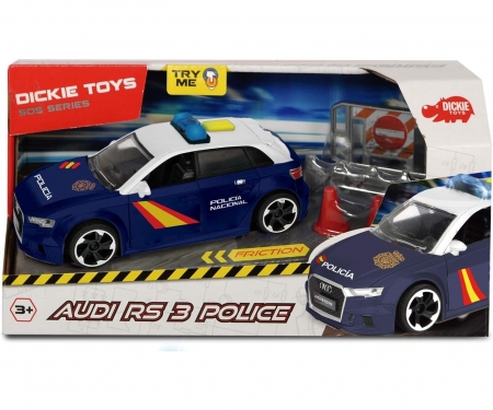 DICKIE Toys POLICIA NACIONAL CONTROL POLICIAL AUDI RS3 15 CM