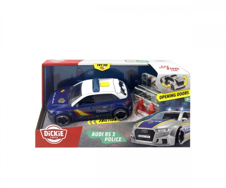 DICKIE Toys POLICIA NACIONAL CONTROL POLICIAL AUDI RS3 15 CM