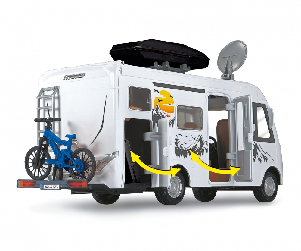 Caravana Camper 30 Cm Con Figura Artículada Y Accesorios ¡tiene Barbacoa  Con Luz! (simba - 203837021) con Ofertas en Carrefour