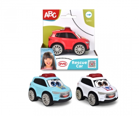 DICKIE Toys BYD VEHICULO RESCATE 9 CM, 3 SURT