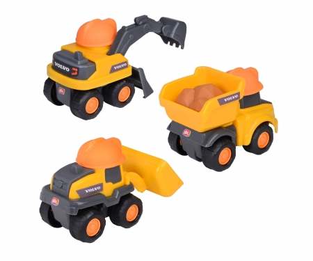 DICKIE Toys EQUIPO DE CONSTRUCCIÓN 12 CM, 3 SURT