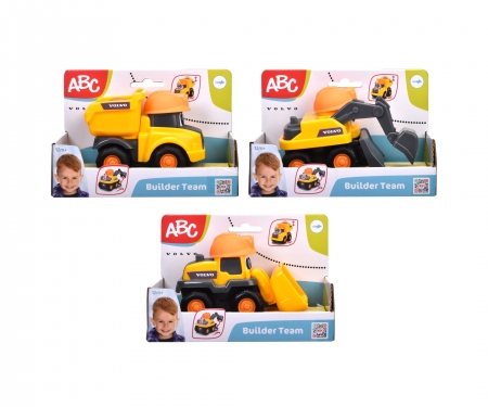 DICKIE Toys EQUIPO DE CONSTRUCCIÓN 12 CM, 3 SURT