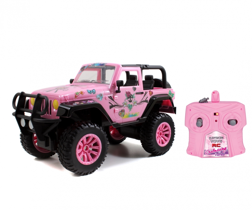 RC 1:16 Jeep Wrangler Pink Remote Control Car Jeep Vehicle Children's Toy 4x4 UK 