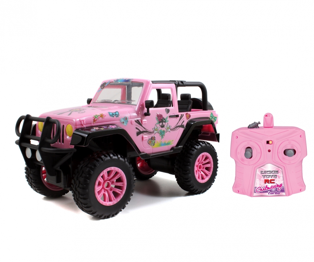 Rc Pink Driverz Jeep Wrangler Ferngesteuerte Fahrzeuge Marken Produkte Www Dickietoys De
