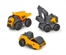 DICKIE Toys SET 3 VEHÍCULOS CONTRUCCIÓN VOLVO MICRO 9 CM (2 TIPOS)