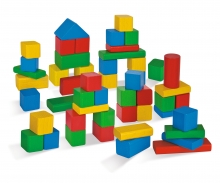 coloured wooden blocks