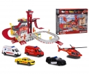 majorette Creatix Rescue Station + 5 Vehicles