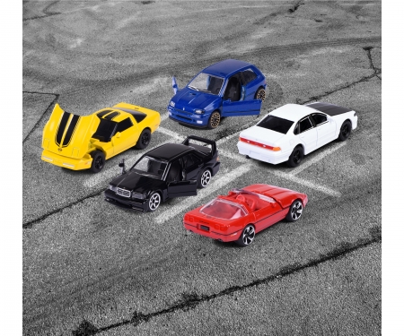 GIFTPACK 5 VEHICULOS JÓVENES 90S majorette GIFTPACK 5 VEHICULOS JÓVENES 90S