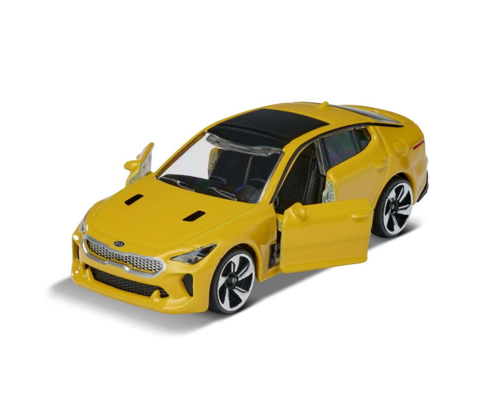 Majorette Premium Cars Kia Stinger Performance Car Yellow *** RARE ***