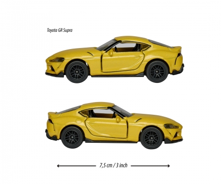 Premium Cars Toyota Supra + carte à collectionner majorette Premium Cars Toyota Supra + carte à collectionner