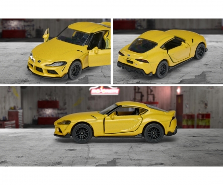 Premium Cars Toyota Supra + carte à collectionner majorette Premium Cars Toyota Supra + carte à collectionner