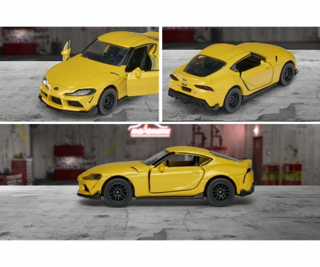 majorette Premium Cars Toyota Supra + carte à collectionner