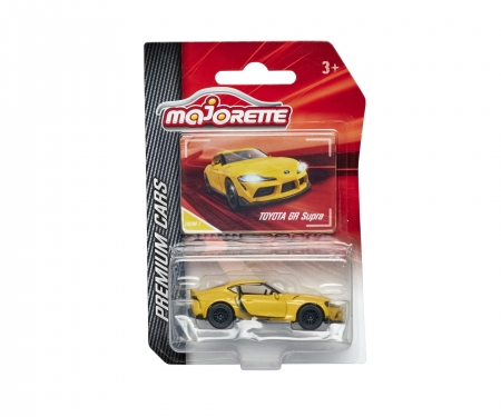 Premium Cars Toyota Supra + carte à collectionner majorette Premium Cars Toyota Supra + carte à collectionner