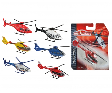 Majorette Helikoptery, 6 rodz majorette Majorette Helikoptery, 6 rodz