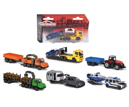 MAJO PREMIUM CITY TRAILER ASST majorette MAJO PREMIUM CITY TRAILER ASST