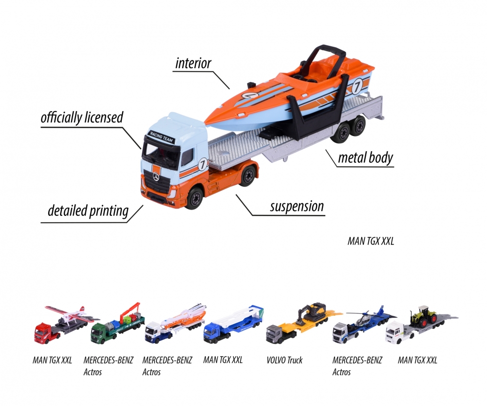 Majorette camion discount transporteur
