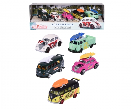 majorette GIFTPACK 5 VEHICULOS VOLKSWAGEN THE ORIGINALS