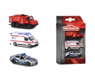 majorette Majorette Pojazdy SOS zest 3 szt. PL