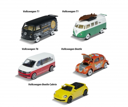 majorette Gift Pack 5 coches Volkswagen