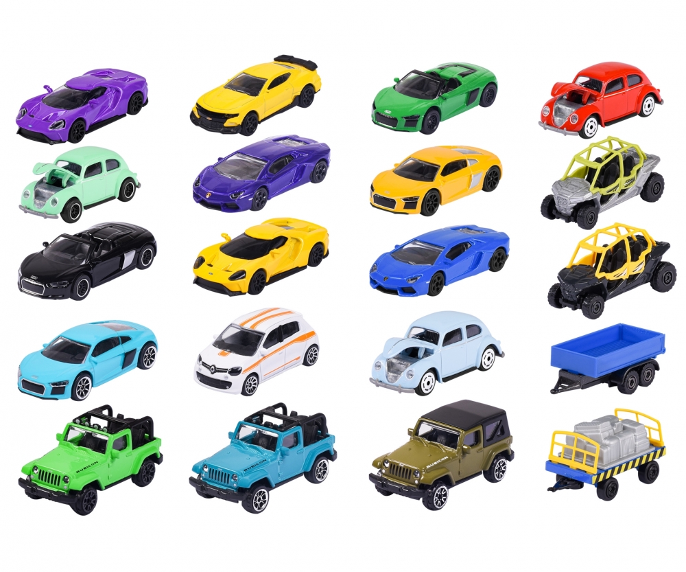 big pack of toy cars