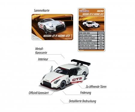 Racing Nissan GT-R Nismo GT3 majorette Racing Nissan GT-R Nismo GT3