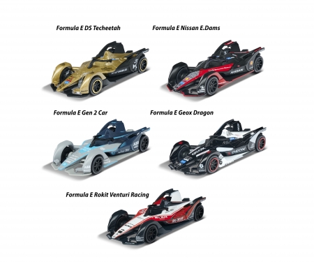 majorette Formula-E Gen 2 Cars Giftpack 5 pezzi