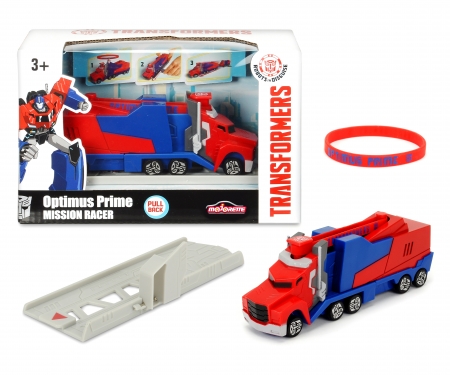 Transformers Véhicule Lanceur 11cm Optimus Prime majorette Transformers Véhicule Lanceur 11cm Optimus Prime