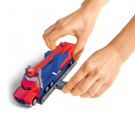 Transformers Véhicule Lanceur 11cm Optimus Prime majorette Transformers Véhicule Lanceur 11cm Optimus Prime