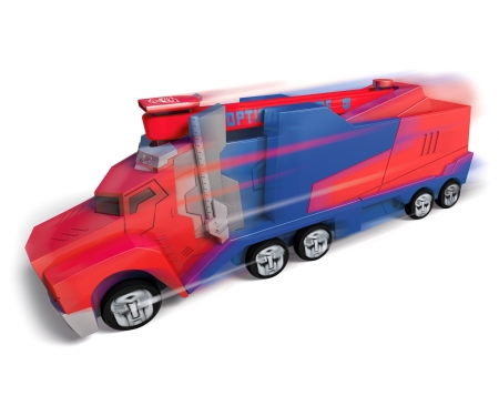 Transformers Véhicule Lanceur 11cm Optimus Prime majorette Transformers Véhicule Lanceur 11cm Optimus Prime