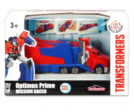 majorette Transformers Véhicule Lanceur 11cm Optimus Prime