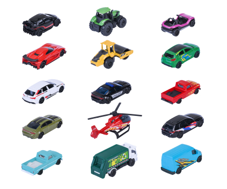 majorette Street Cars 5 pieces Set, 3-asst.