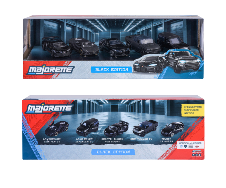 majorette Black Edition 5 Pieces Giftpack