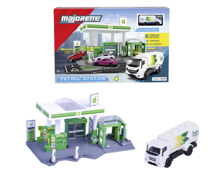 majorette Petrol Station BP + 1 Vehicle