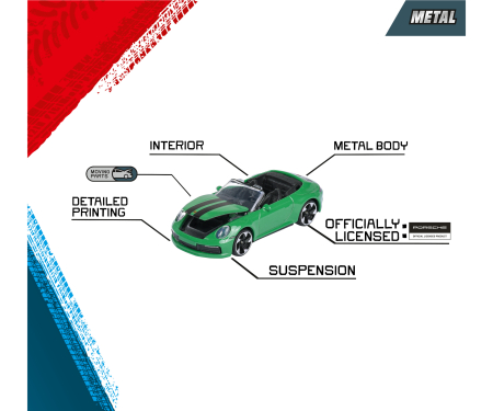 majorette Porsche Premium Cars, 6-asst.
