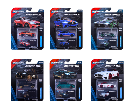 majorette Mercedes-AMG Deluxe Cars, 6-asst.