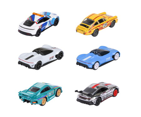 majorette Porsche Deluxe Cars,  6-asst.