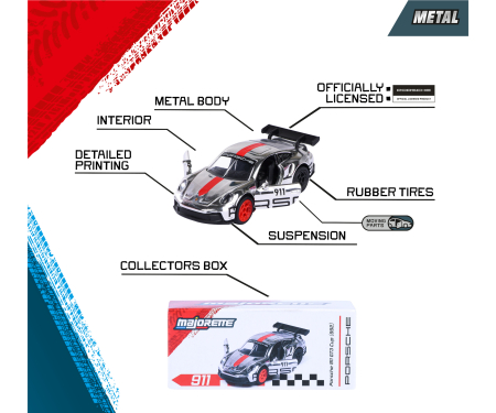 majorette Porsche Deluxe Cars,  6-asst.