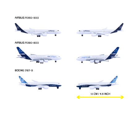 majorette Airport Vehicles, 3-asst.