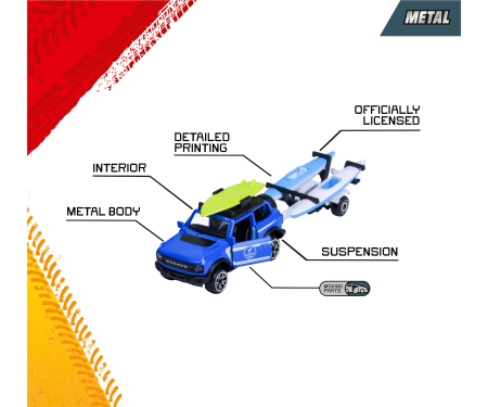 majorette City Trailer, 6-asst.