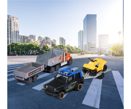 majorette City Trailer, 6-asst.