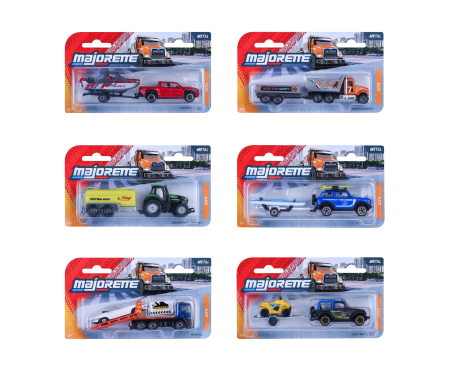 majorette City Trailer, 6-asst.