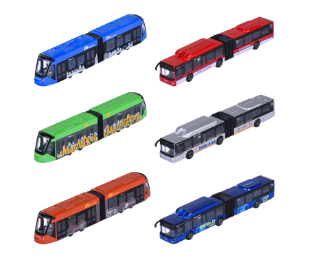 majorette City Bus MAN + Avenio Tram, 6-asst.