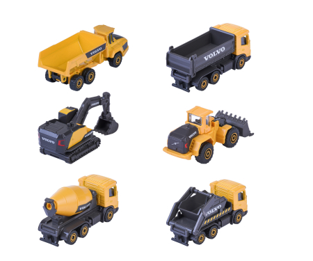 majorette Volvo Construction Premium, 6-asst.