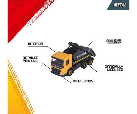 majorette Volvo Construction Premium, 6-asst.