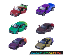 majorette Color Changers Premium Cars, 6-asst.