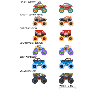 majorette Monster Rockerz, 6-asst.